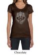 Ladies Yoga Shirt Iconic Ganesha Scoop Neck Tee T-Shirt