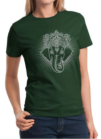 Ladies Yoga Shirt Iconic Ganesha Tee T-Shirt