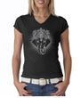 Ladies Yoga Shirt Iconic Ganesha V-neck Tee T-Shirt