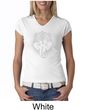Ladies Yoga Shirt Iconic Ganesha V-neck Tee T-Shirt