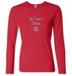 Ladies Yoga Shirt Jai Guru Deva Long Sleeve Tee T-Shirt