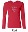 Ladies Yoga Shirt Jai Guru Deva Long Sleeve Tee T-Shirt