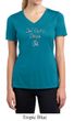 Ladies Yoga Shirt Jai Guru Deva Moisture Wicking V-neck Tee T-Shirt