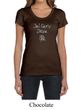 Ladies Yoga Shirt Jai Guru Deva Scoop Neck Tee T-Shirt