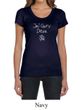 Ladies Yoga Shirt Jai Guru Deva Scoop Neck Tee T-Shirt