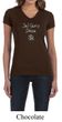Ladies Yoga Shirt Jai Guru Deva V-neck Tee T-Shirt