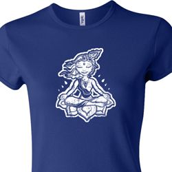 Ladies Yoga Shirt Krishna Crewneck Tee T-Shirt Ladies Yoga Shirt Krishna Crewneck Tee T-Shirt