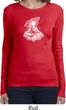 Ladies Yoga Shirt Krishna Long Sleeve Tee T-Shirt