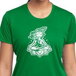 Ladies Yoga Shirt Krishna Moisture Wicking Tee T-Shirt Ladies Yoga Shirt Krishna Moisture Wicking Tee T-Shirt