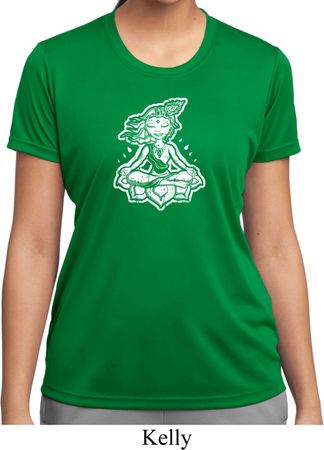 Ladies Yoga Shirt Krishna Moisture Wicking Tee T-Shirt