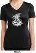 Ladies Yoga Shirt Krishna Moisture Wicking V-neck Tee T-Shirt
