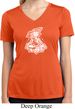 Ladies Yoga Shirt Krishna Moisture Wicking V-neck Tee T-Shirt