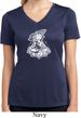 Ladies Yoga Shirt Krishna Moisture Wicking V-neck Tee T-Shirt