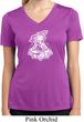 Ladies Yoga Shirt Krishna Moisture Wicking V-neck Tee T-Shirt