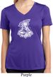 Ladies Yoga Shirt Krishna Moisture Wicking V-neck Tee T-Shirt