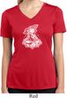 Ladies Yoga Shirt Krishna Moisture Wicking V-neck Tee T-Shirt