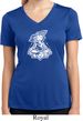 Ladies Yoga Shirt Krishna Moisture Wicking V-neck Tee T-Shirt