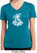 Ladies Yoga Shirt Krishna Moisture Wicking V-neck Tee T-Shirt