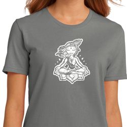 Ladies Yoga Shirt Krishna Organic Tee T-Shirt Ladies Yoga Shirt Krishna Organic Tee T-Shirt