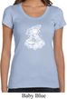 Ladies Yoga Shirt Krishna Scoop Neck Tee T-Shirt