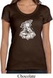 Ladies Yoga Shirt Krishna Scoop Neck Tee T-Shirt