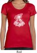 Ladies Yoga Shirt Krishna Scoop Neck Tee T-Shirt