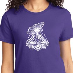Ladies Yoga Shirt Krishna Tee T-Shirt Ladies Yoga Shirt Krishna Tee T-Shirt