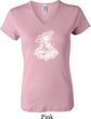 Ladies Yoga Shirt Krishna V-neck Tee T-Shirt