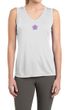 Ladies Yoga Shirt Layered Flower Patch Sleeveless Moisture Wicking Tee
