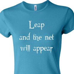 Ladies Yoga Shirt Leap Crewneck Tee T-Shirt