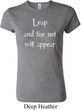 Ladies Yoga Shirt Leap Crewneck Tee T-Shirt