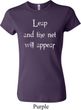 Ladies Yoga Shirt Leap Crewneck Tee T-Shirt