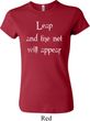 Ladies Yoga Shirt Leap Crewneck Tee T-Shirt