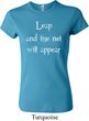 Ladies Yoga Shirt Leap Crewneck Tee T-Shirt