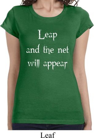 Ladies Yoga Shirt Leap Longer Length Tee T-Shirt