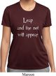 Ladies Yoga Shirt Leap Moisture Wicking Tee T-Shirt