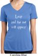 Ladies Yoga Shirt Leap Moisture Wicking V-neck Tee T-Shirt