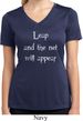 Ladies Yoga Shirt Leap Moisture Wicking V-neck Tee T-Shirt