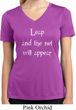 Ladies Yoga Shirt Leap Moisture Wicking V-neck Tee T-Shirt