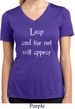 Ladies Yoga Shirt Leap Moisture Wicking V-neck Tee T-Shirt