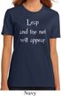 Ladies Yoga Shirt Leap Organic Tee T-Shirt