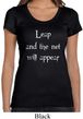 Ladies Yoga Shirt Leap Scoop Neck Tee T-Shirt