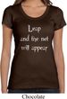 Ladies Yoga Shirt Leap Scoop Neck Tee T-Shirt