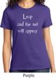Ladies Yoga Shirt Leap Tee T-Shirt