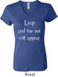 Ladies Yoga Shirt Leap V-neck Tee T-Shirt