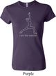 Ladies Yoga Shirt Line Warrior Crewneck Tee T-Shirt