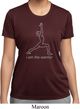 Ladies Yoga Shirt Line Warrior Moisture Wicking Tee T-Shirt