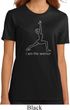 Ladies Yoga Shirt Line Warrior Organic Tee T-Shirt
