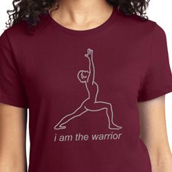 Ladies Yoga Shirt Line Warrior Tee T-Shirt