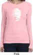 Ladies Yoga Shirt Little Buddha Head Long Sleeve Tee T-Shirt